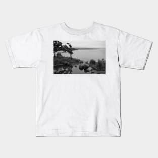 A Pond on Campus of Far East Federal University, Vladivostok, Russia Kids T-Shirt